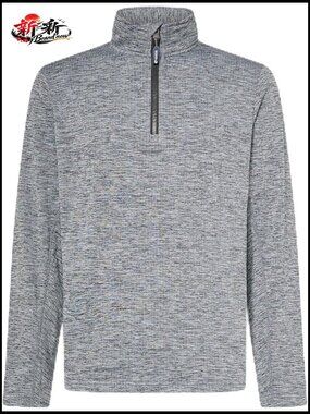 Men's Quarter Zip Fleece Pullover Hoody - Gridded Thermal